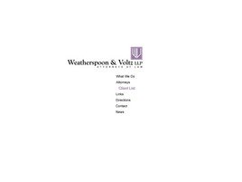 Weatherspoon & Voltz Llp
